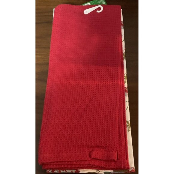 Sleigh Bell Bistro Dachshund Dog Let It Snow Christmas Kitchen Towel Set NEW - Picture 2 of 2